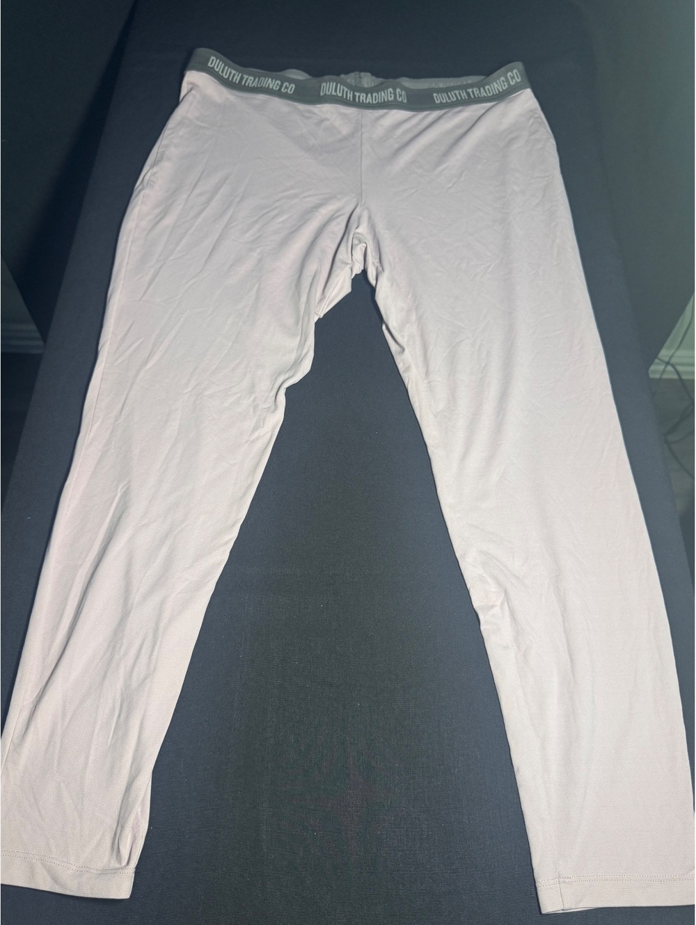 Duluth Trading Co Men's Light Gray Long Johns Thermal Underwear Pants
